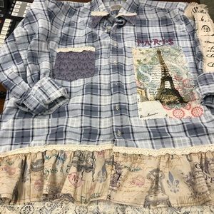 Upcycled Flannel Shirt